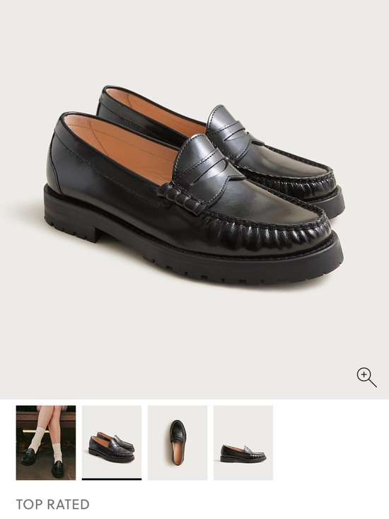 J. Crew Shoes - Jcrew Winona lug-sole penny loafer